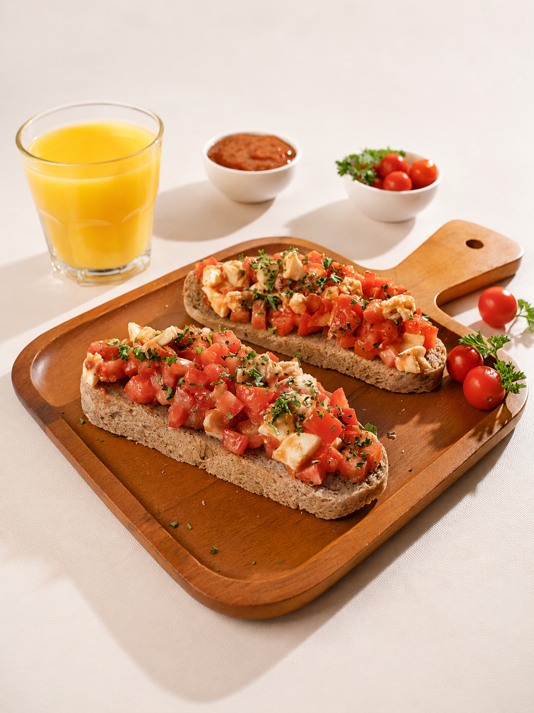EARTHLY ELEGANCE - NATURALLYOURS Wooden Sandwich Board 1Pcs, L31×W20×H1.5 cm
