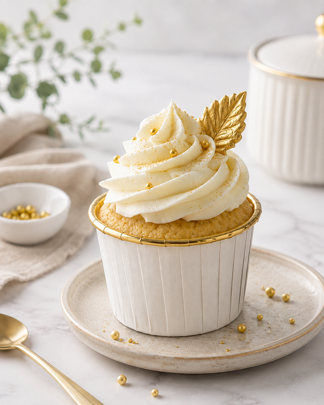 NATURALLYOURS Premium Cupcake & Muffin Baking Cups 50Pcs Pack, Ø6.8 × H5 cm